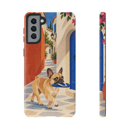French Bulldog Quiet Lane Phone Case - Multicolor Phone Case - Samsung Galaxy S21 Plus / Glossy