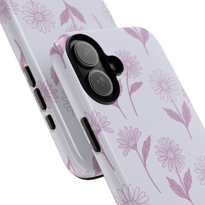 Pretty Lilac Daisy Pattern Phone Case