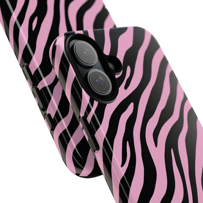 Stylish Blush Zebra Print Phone Case