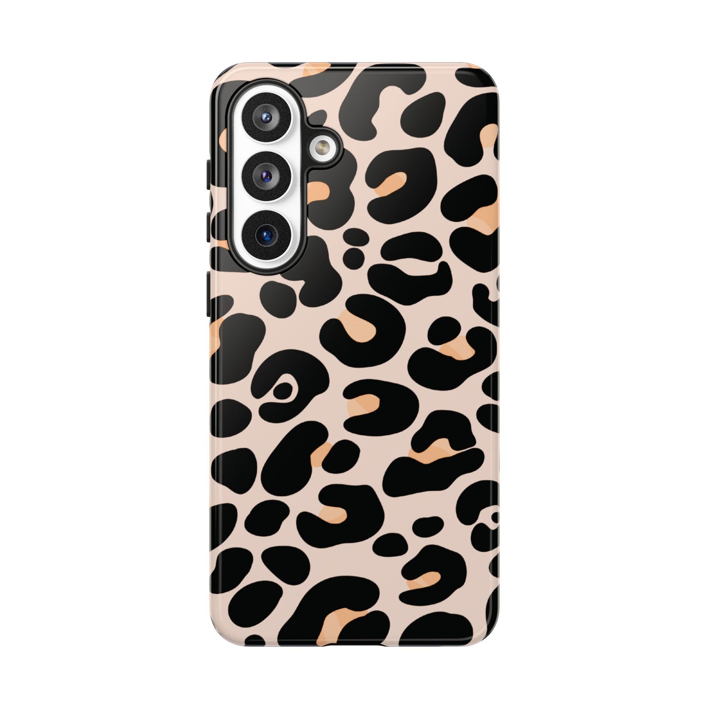 Elegant Peach Leopard Print Phone Case