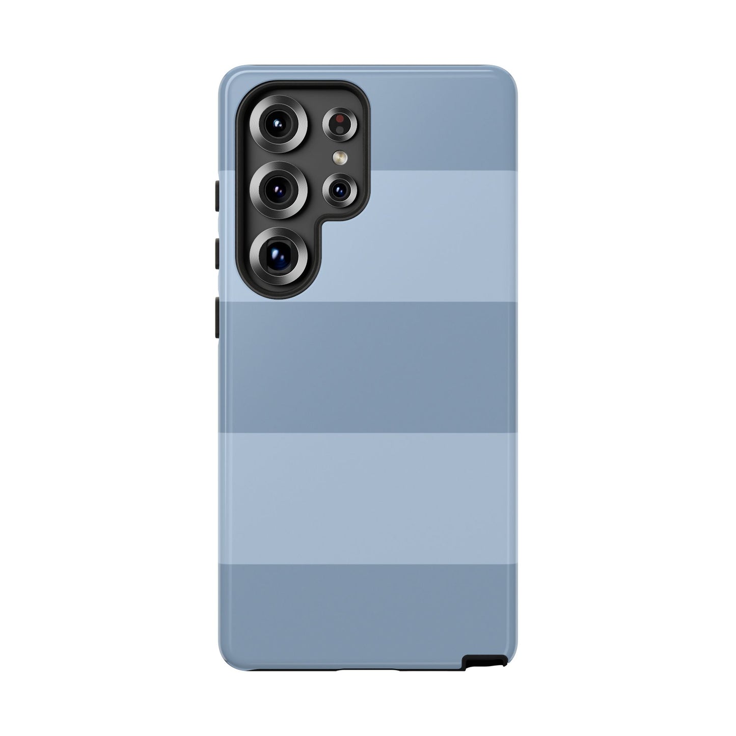 Light Blue Horizontal Stripe Pattern Phone Case - Blue Phone Case - Samsung Galaxy S25 Ultra / Glossy