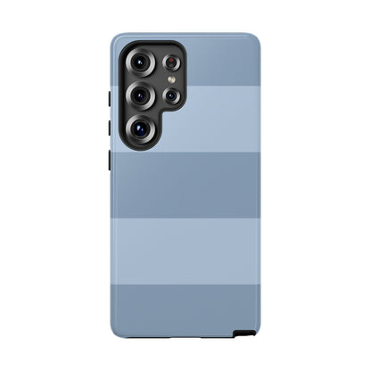 Light Blue Horizontal Stripe Pattern Phone Case - Blue Phone Case - Samsung Galaxy S25 Ultra / Glossy