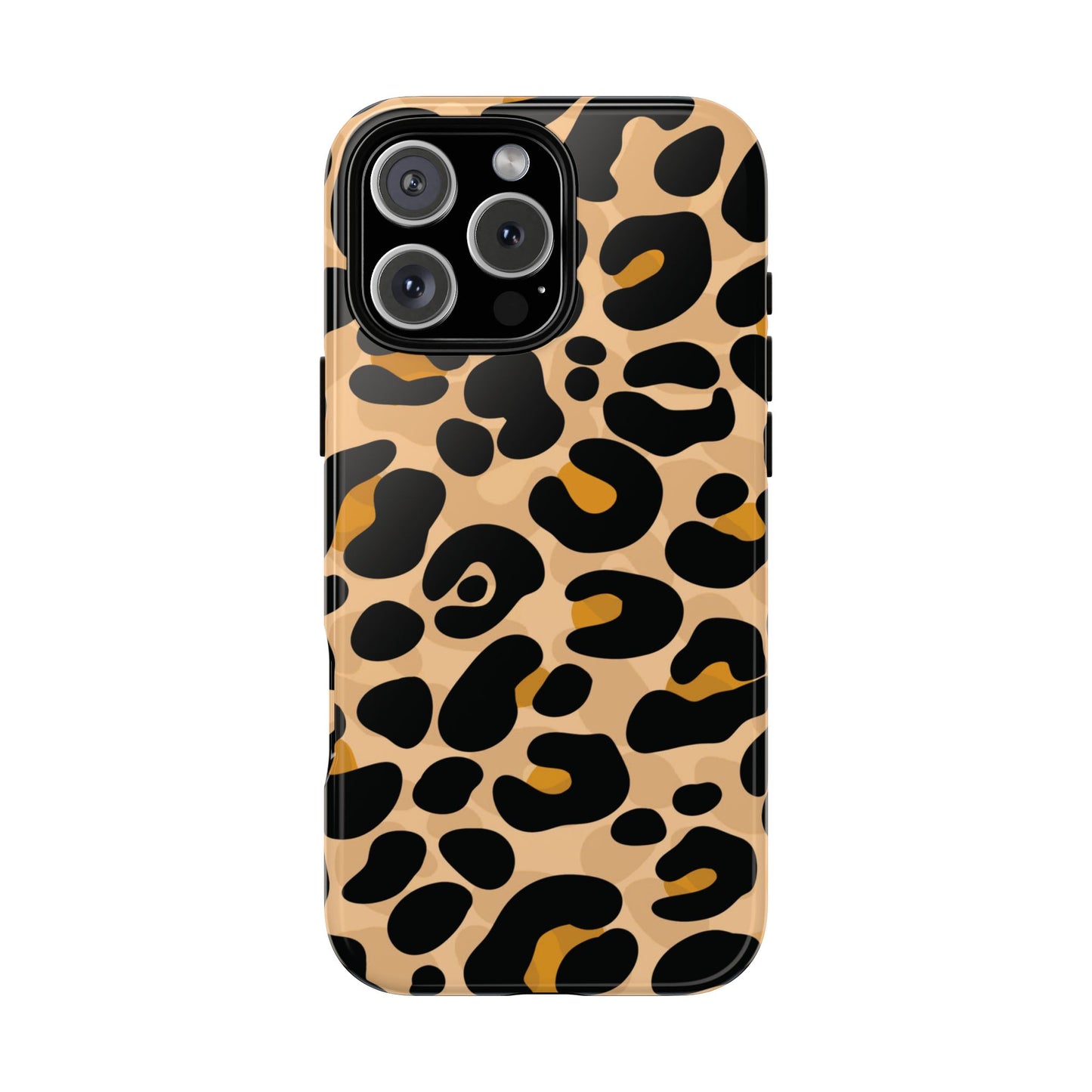 Stylish Mocha Leopard Print Phone Case