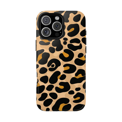Stylish Mocha Leopard Print Phone Case