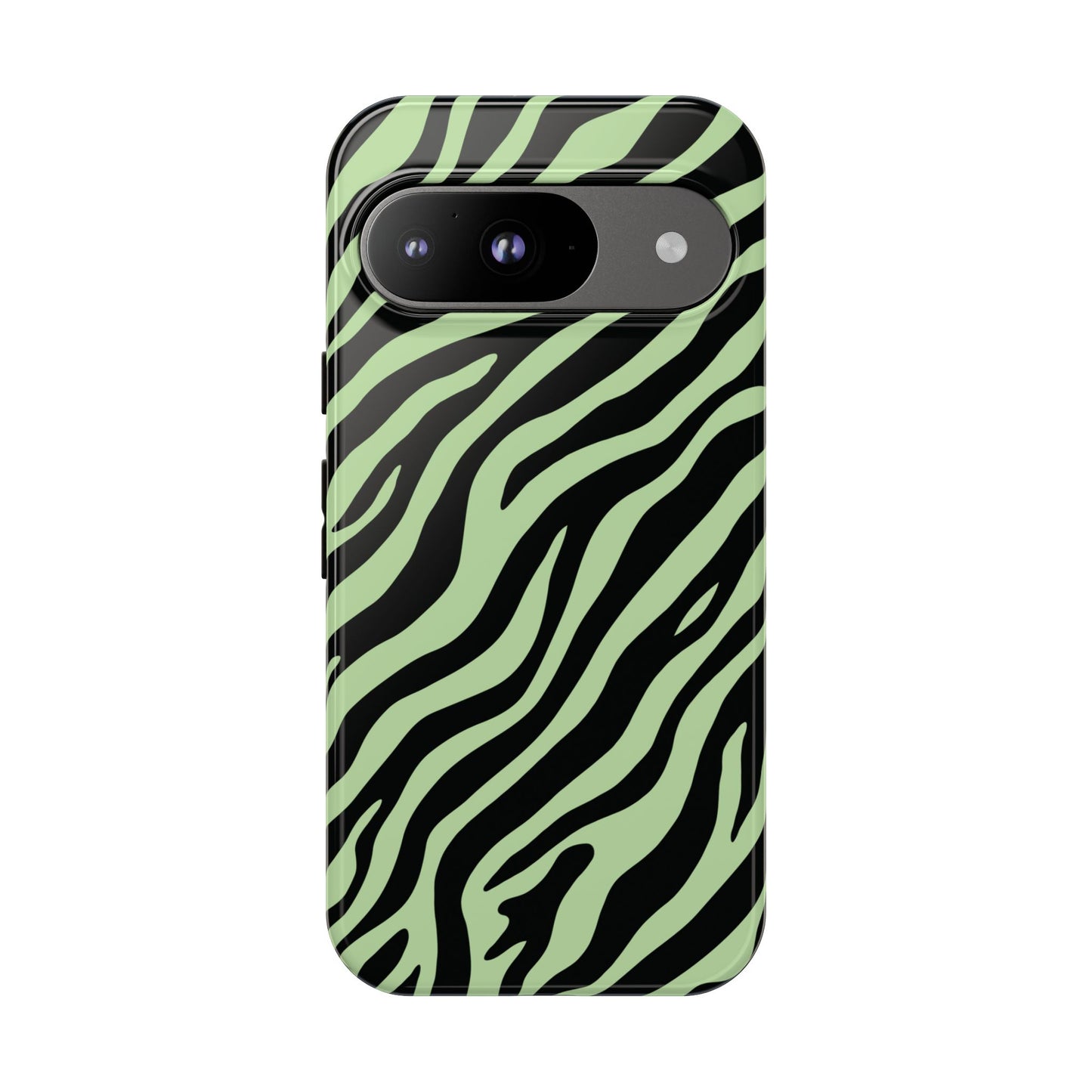 Stylish Mint Zebra Print Phone Case