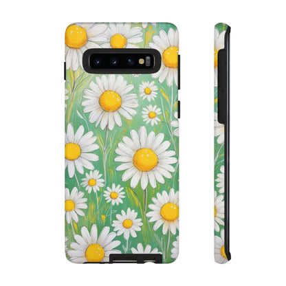 Samsung Galaxy S10 / Glossy Phone Case - Daisies Floral Pattern 4 Phone Case