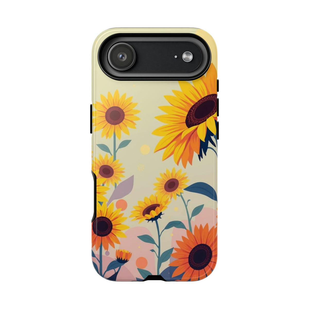 Modern Flat Sunflower Design Phone Case - Multicolor Phone Case - iPhone 17 Air / Glossy