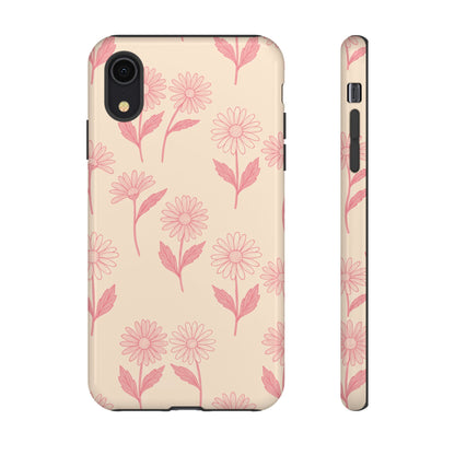 Pretty Pink Daisy Pattern Phone Case