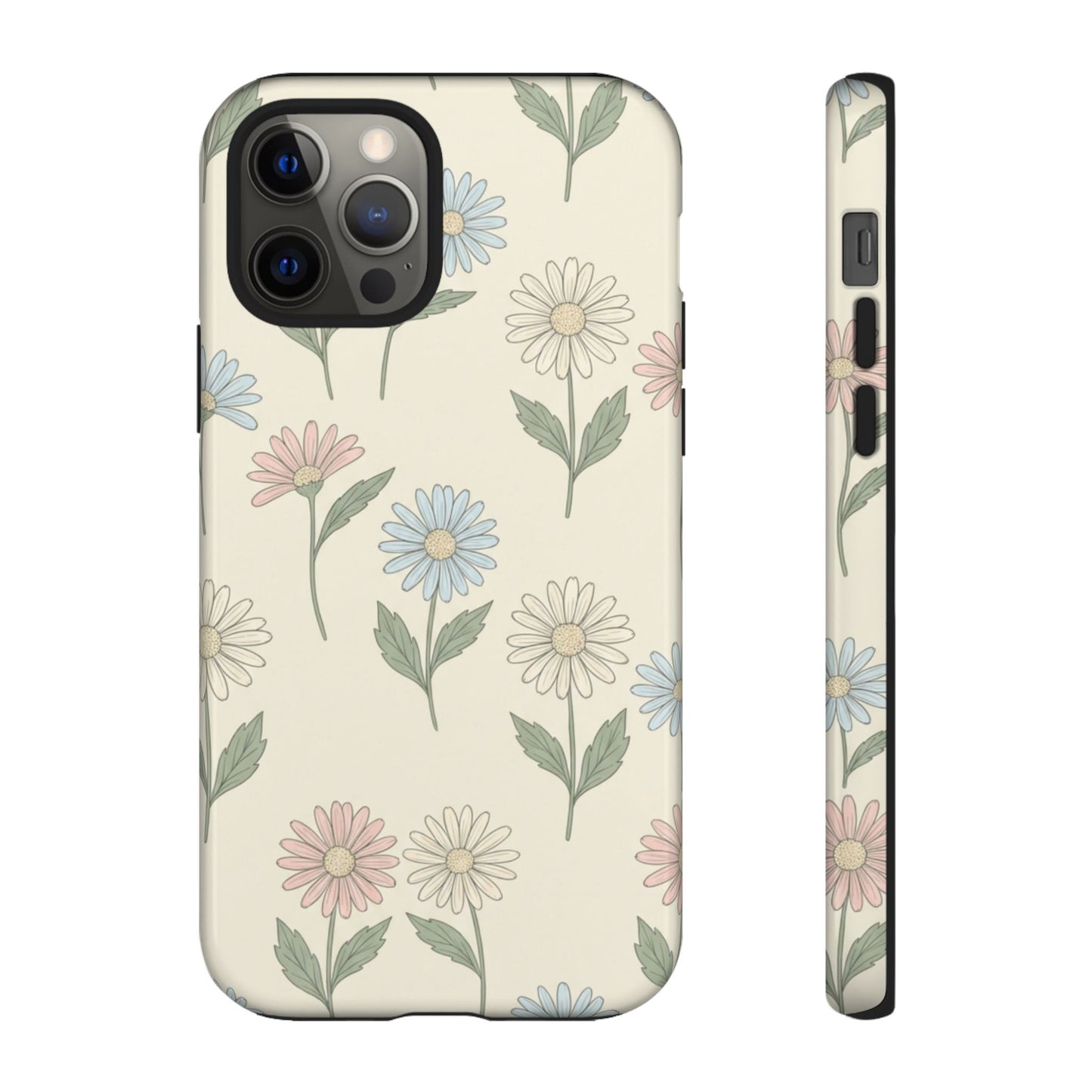 Pretty Pastel Daisy Pattern Phone Case