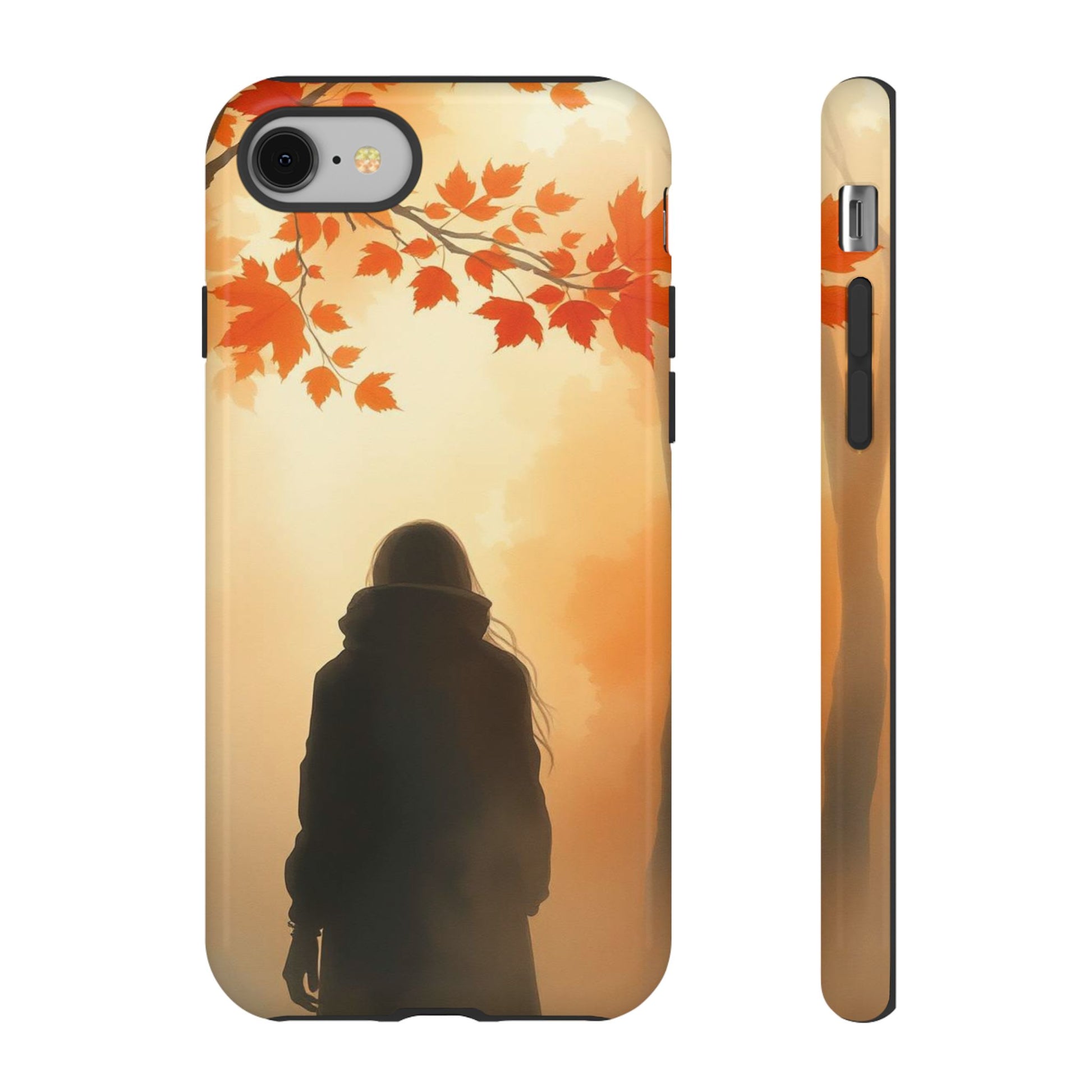 Watercolour Mysterious Woman Phone Case - Multicolor Phone Case - iPhone 8 / Glossy