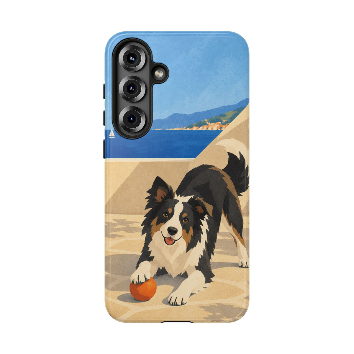 Border Collie One More Throw Phone Case - Multicolor Phone Case - Samsung Galaxy S25 Plus / Glossy