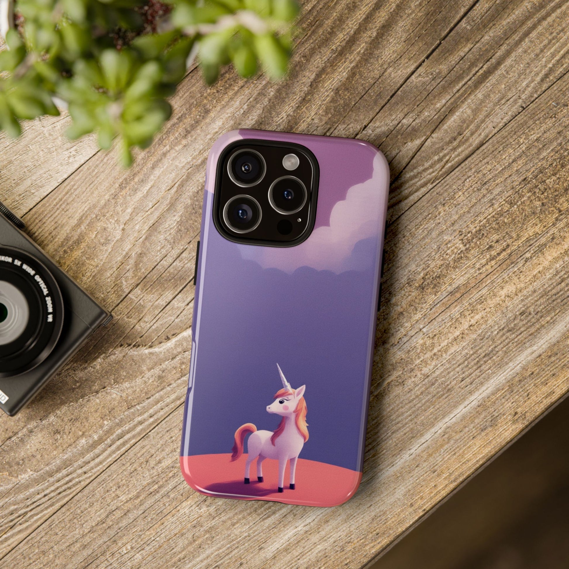 Phone Case - Cute Unicorn & Cloud Design Phone Case