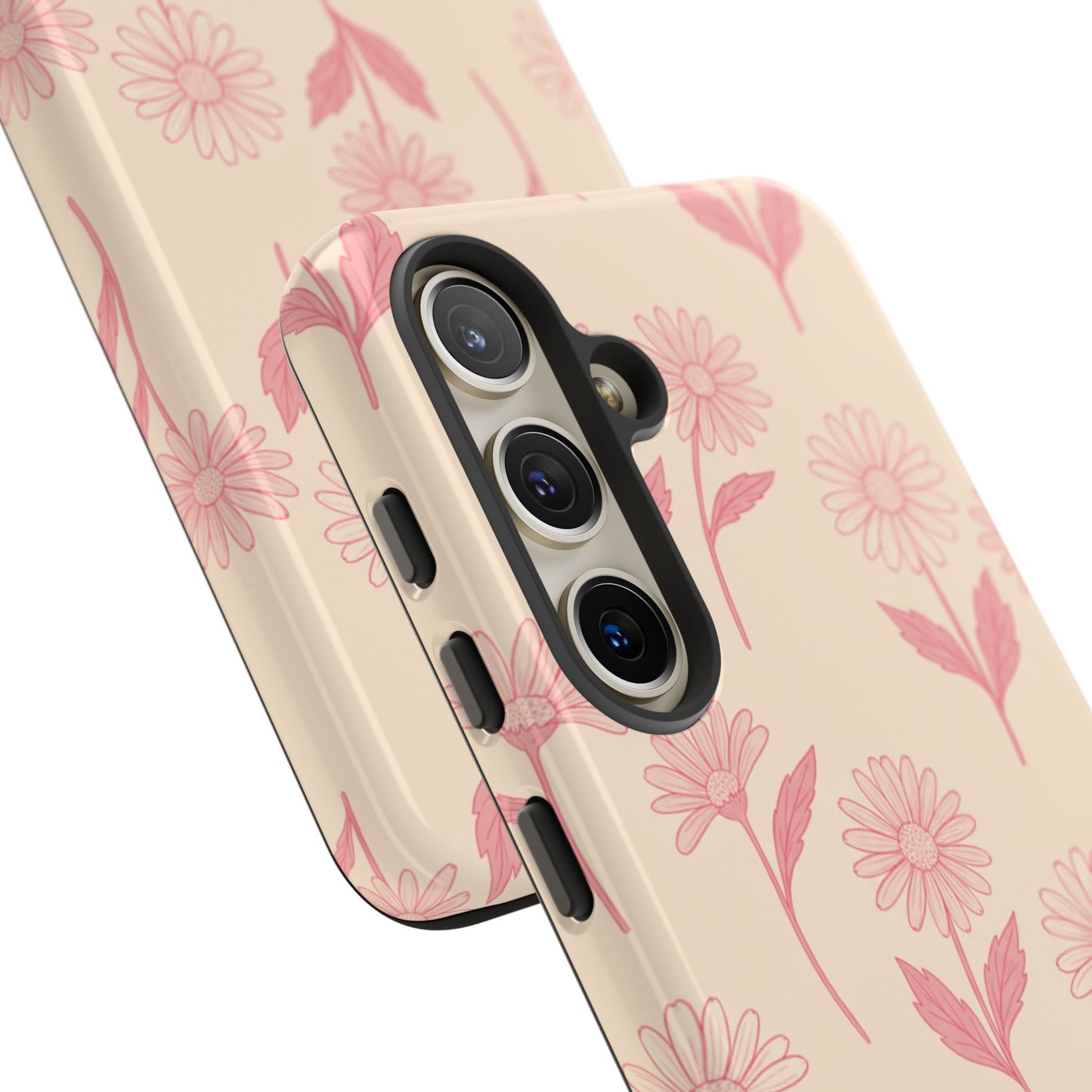 Pretty Pink Daisy Pattern Phone Case