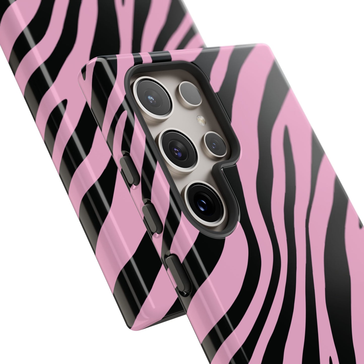 Modern Blush Zebra Print Phone Case