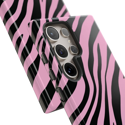 Modern Blush Zebra Print Phone Case
