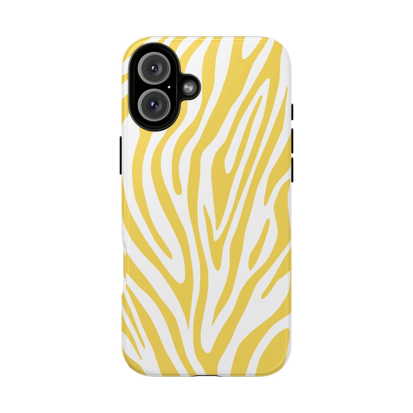 Graphic Yellow Tiger Print Phone Case