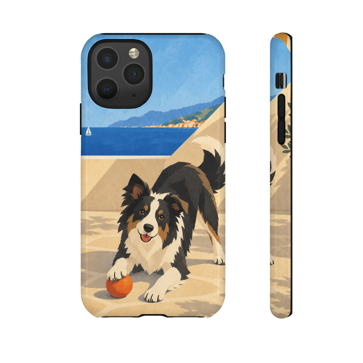 Border Collie One More Throw Phone Case - Multicolor Phone Case - iPhone 11 Pro / Glossy