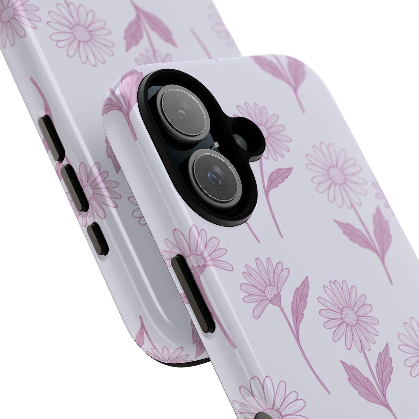 Pretty Lilac Daisy Pattern Phone Case