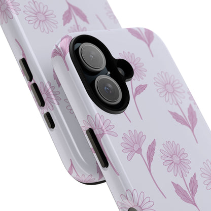 Pretty Lilac Daisy Pattern Phone Case