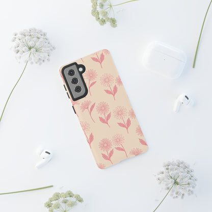 Pretty Pink Daisy Pattern Phone Case