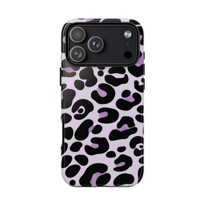 Pretty Lavender Leopard Print Phone Case
