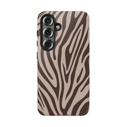 Boutique Mocha Tiger Print Phone Case
