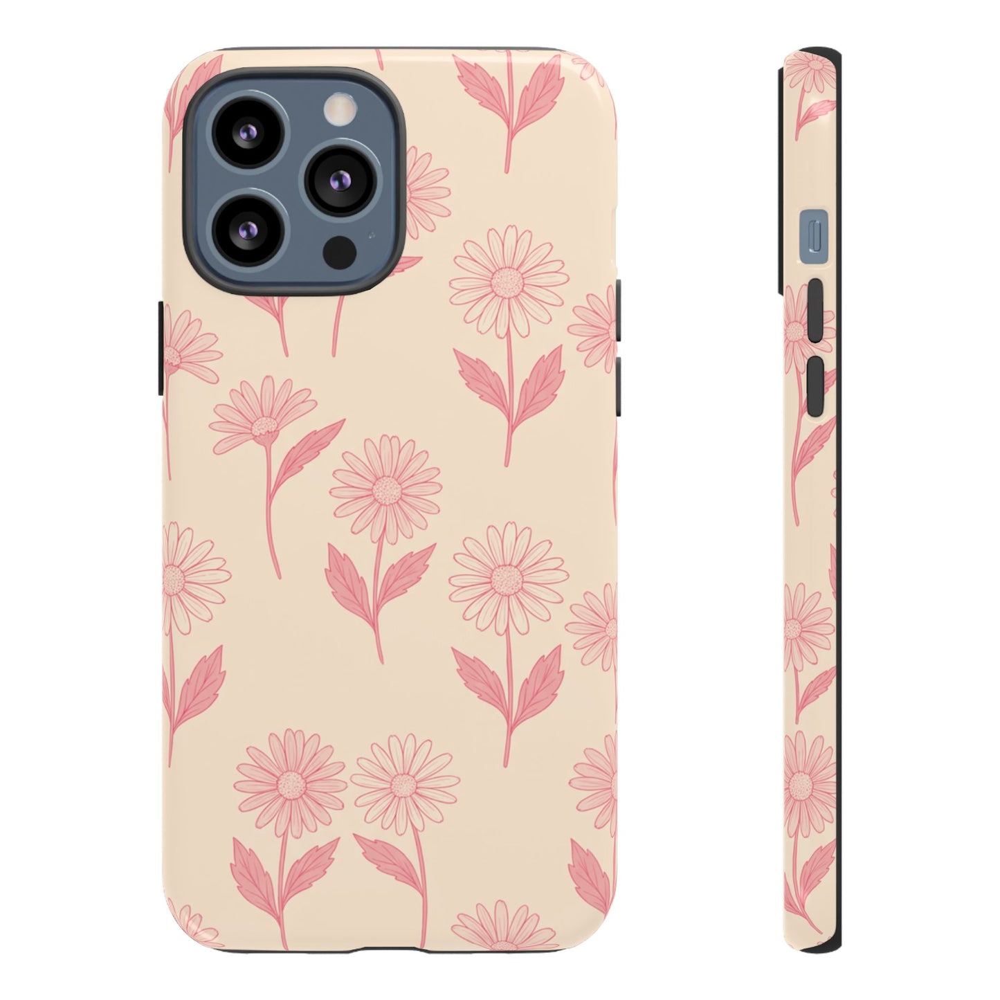 Pretty Pink Daisy Pattern Phone Case