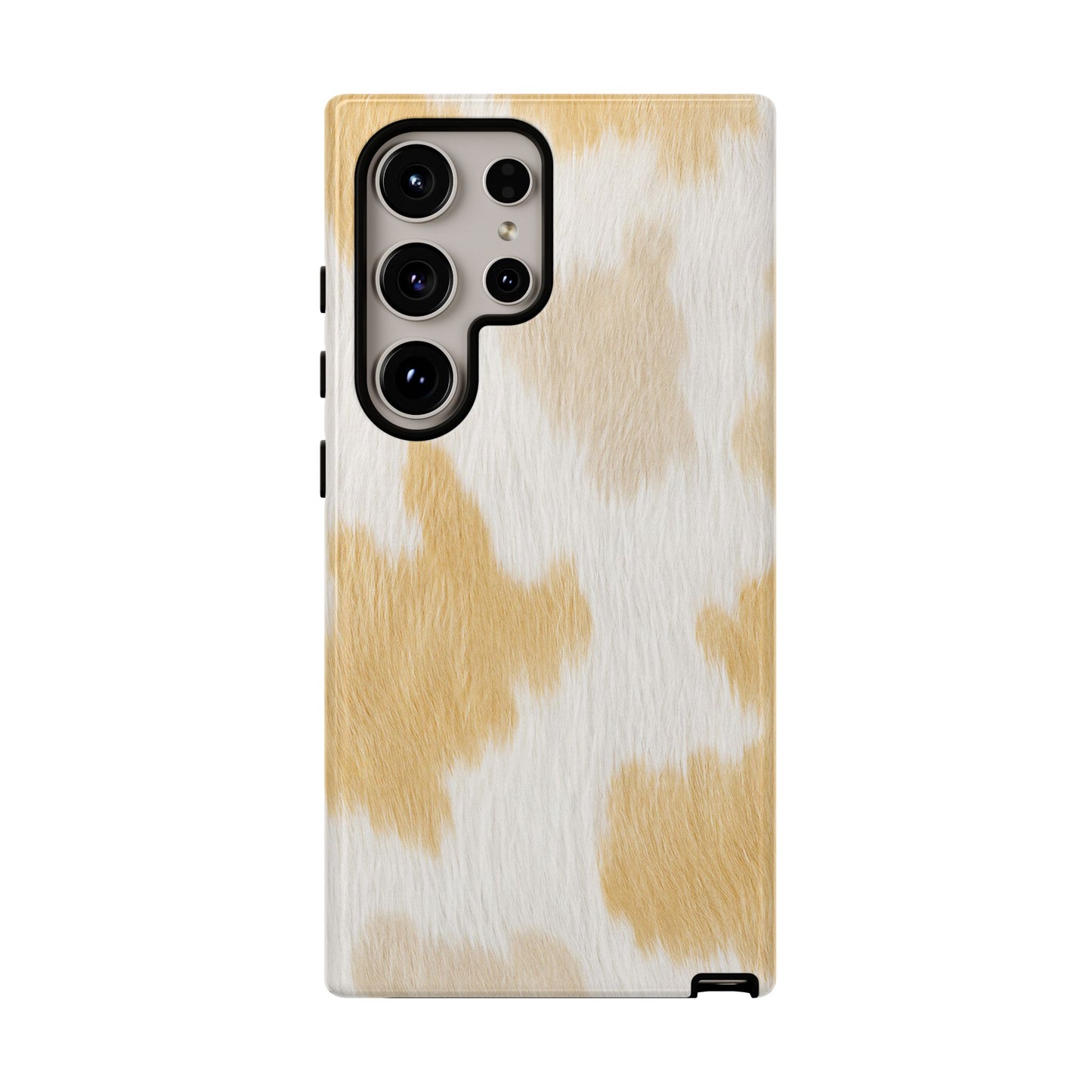 Golden Honey Cow Print Phone Case