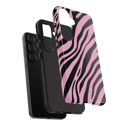 Modern Blush Zebra Print Phone Case