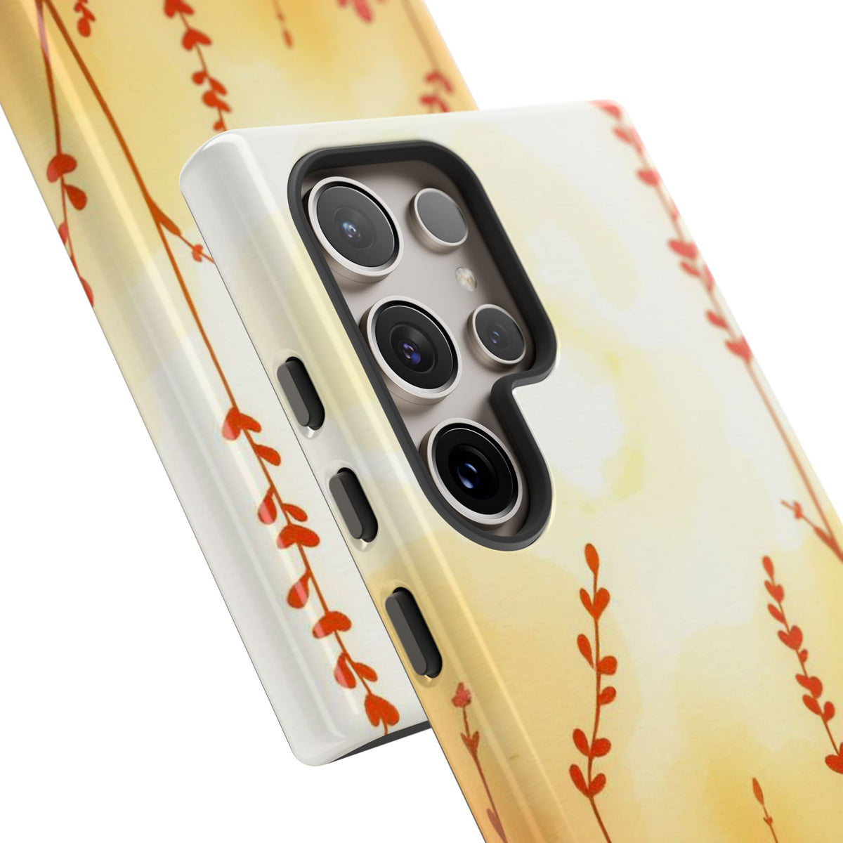 Boho Chic Watercolour Wildflower Dusk Pattern Phone Case - Multicolor Phone Case