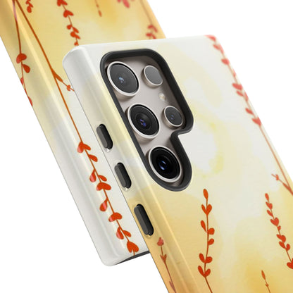Boho Chic Watercolour Wildflower Dusk Pattern Phone Case - Multicolor Phone Case