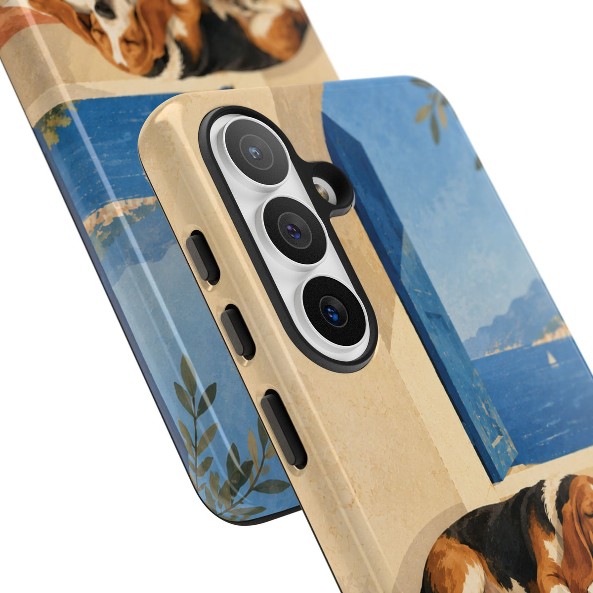 Basset Hound Unfinished Chapter Phone Case - Multicolor Phone Case