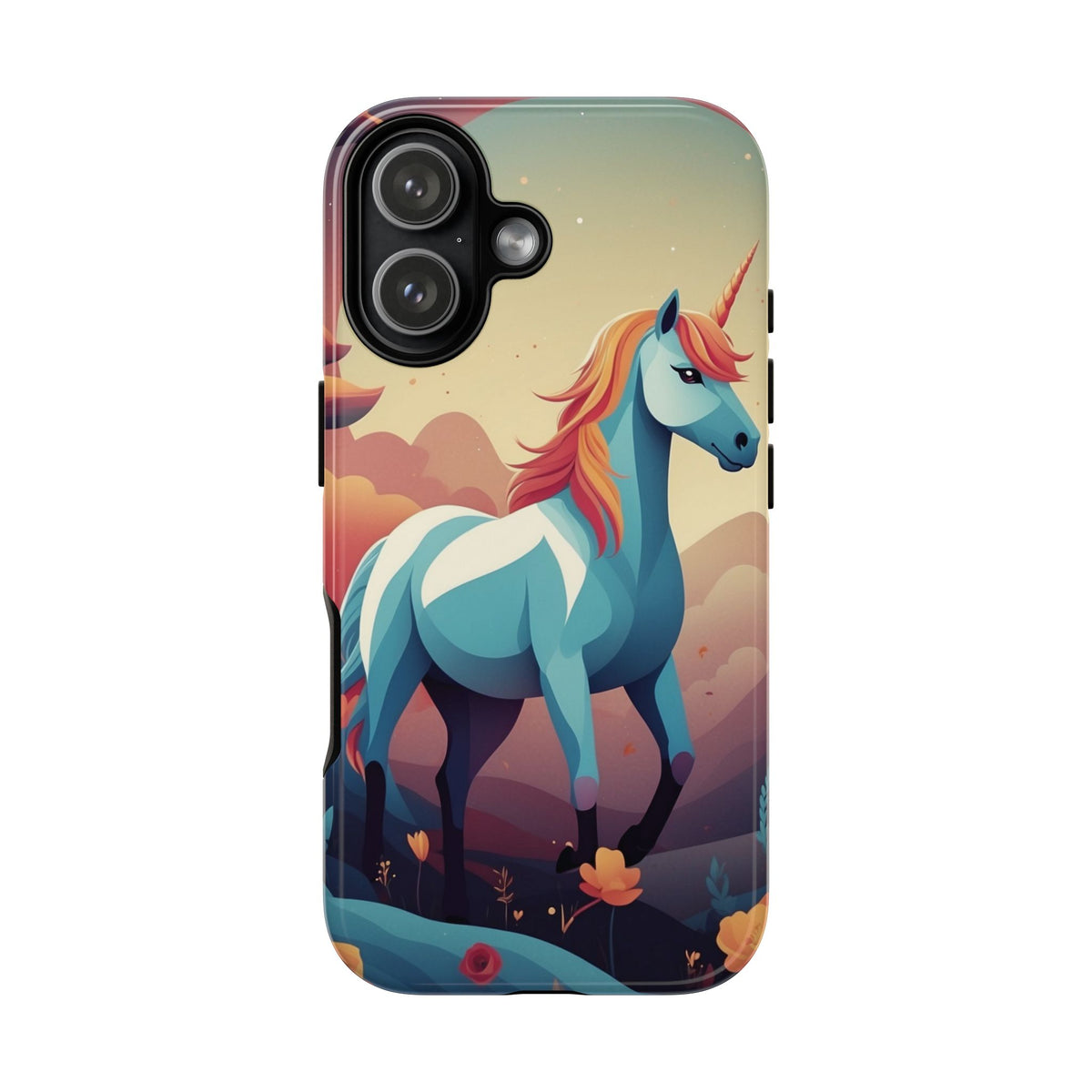 Stylised Unicorn Design Phone Case - Multicolor Phone Case - iPhone 17 / Glossy