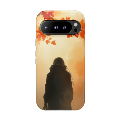 Google Pixel 9 Pro / Glossy Phone Case - Watercolour Mysterious Woman Phone Case