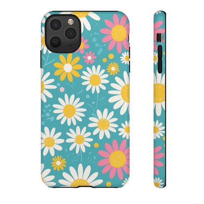 iPhone 11 Pro Max / Glossy Phone Case - Daisies Floral Pattern 5 Phone Case