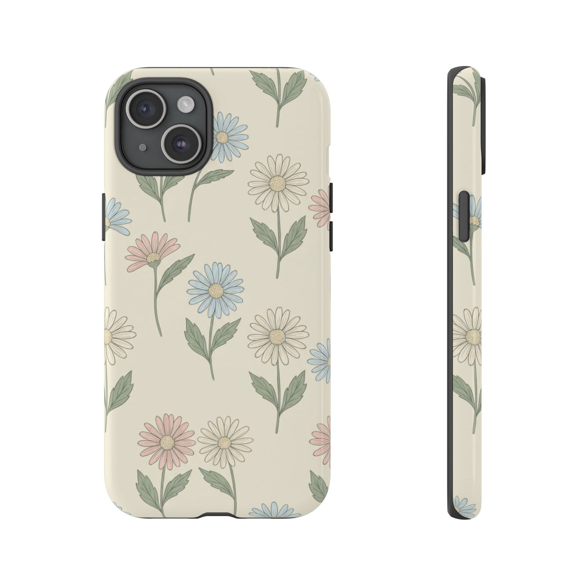 Pretty Pastel Daisy Pattern Phone Case
