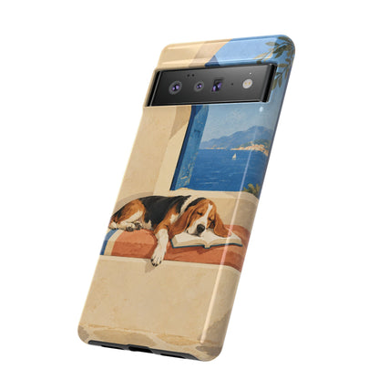 Basset Hound Unfinished Chapter Phone Case - Multicolor Phone Case