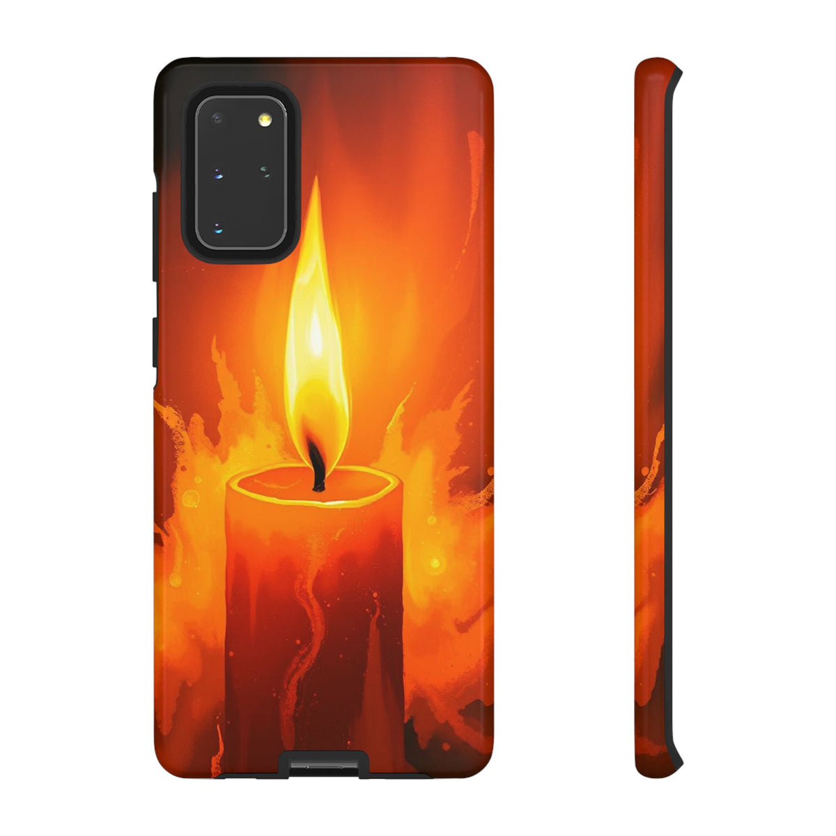 Red Candle Phone Case - Multicolor Phone Case - Samsung Galaxy S20+ / Glossy