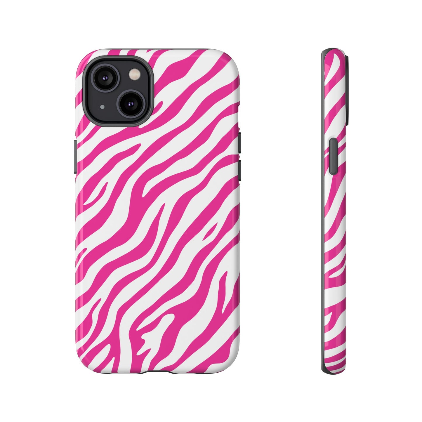 Stylish Hot Pink Zebra Print Phone Case