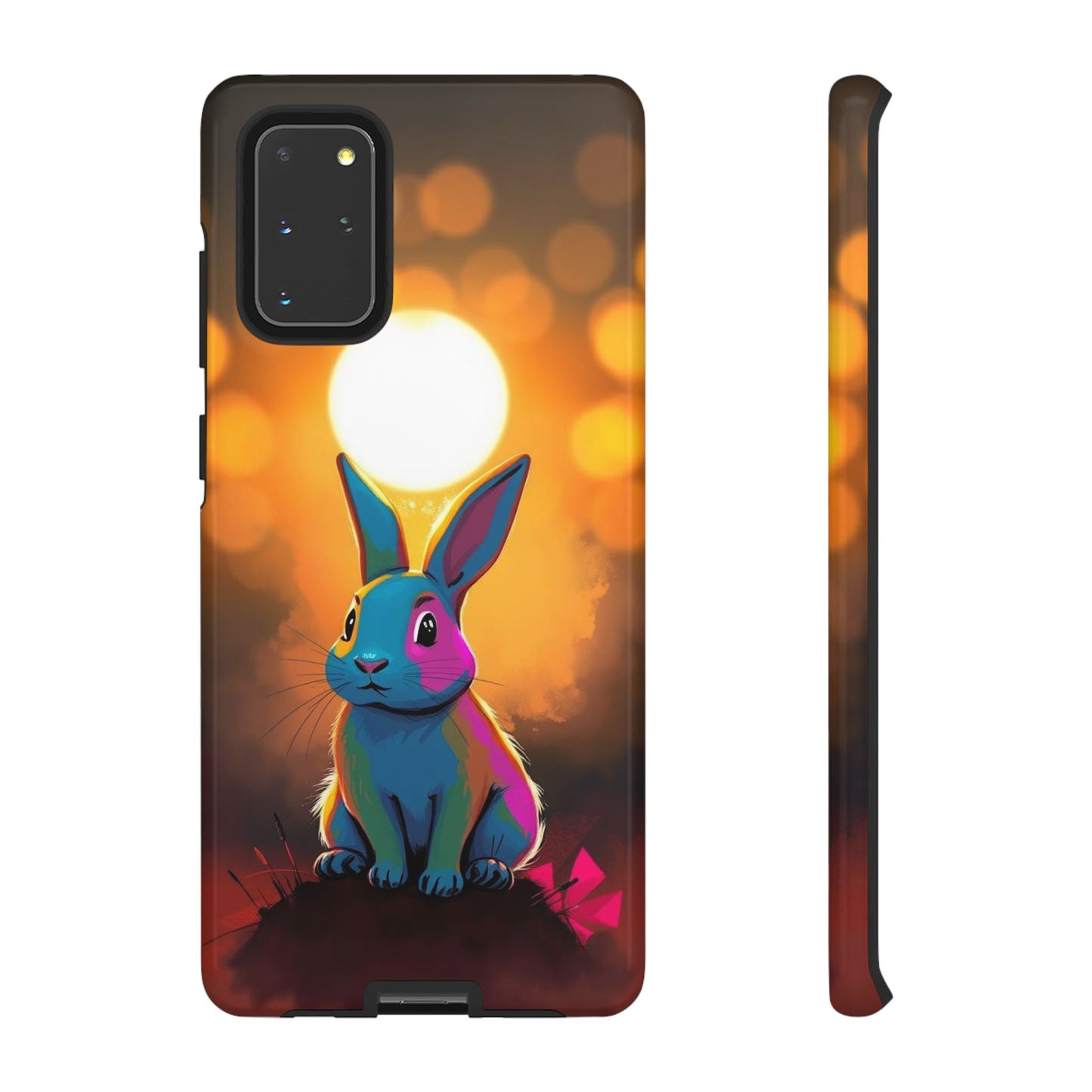 Samsung Galaxy S20+ / Glossy Phone Case - Pop Art Rabbit Design Phone Case