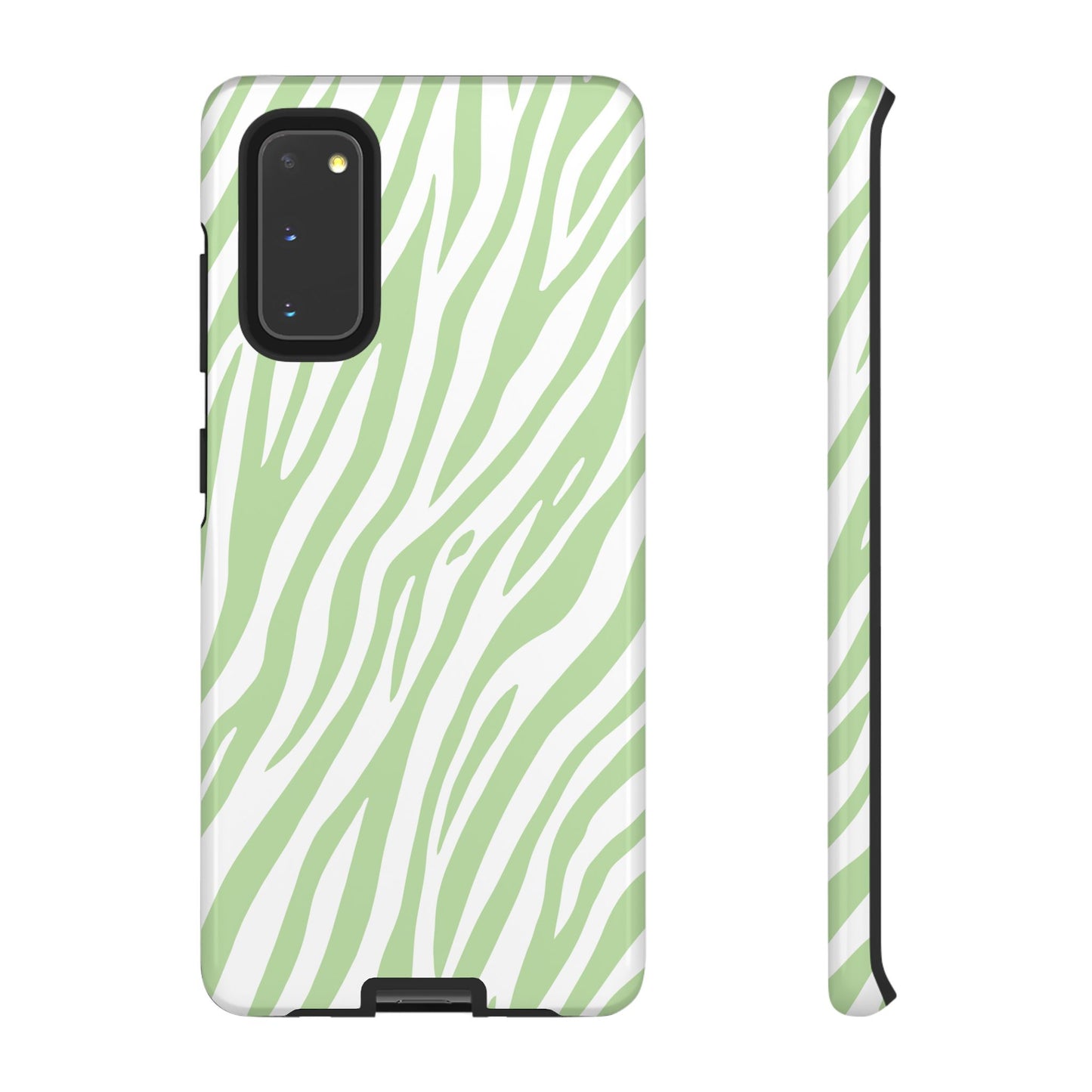 Mint Tiger Print Phone Case