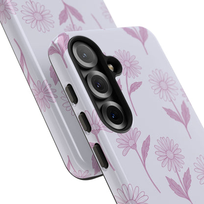 Pretty Lilac Daisy Pattern Phone Case
