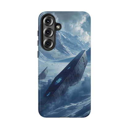 Samsung Galaxy S25 Plus / Glossy Phone Case - Frozen Alien Wreckage Sci-fi Phone Case