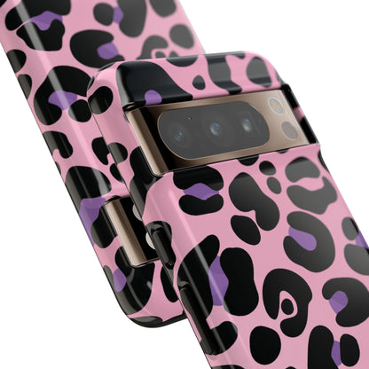 Pretty Pink & Lavender Leopard Print