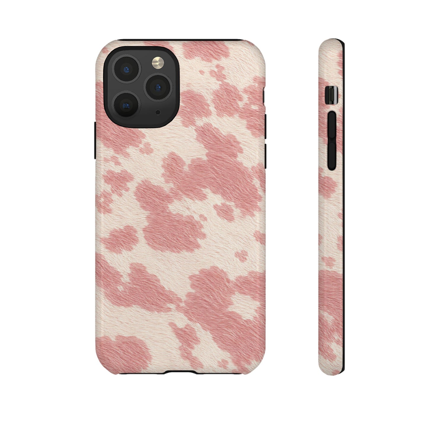 Pretty Blush Cow Print Phone Case