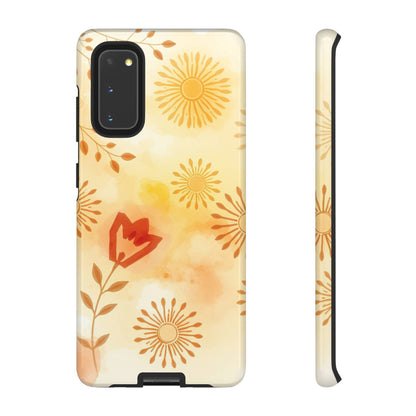 Samsung Galaxy S20 / Glossy Phone Case - Boho Chic Watercolour Pattern Phone Case