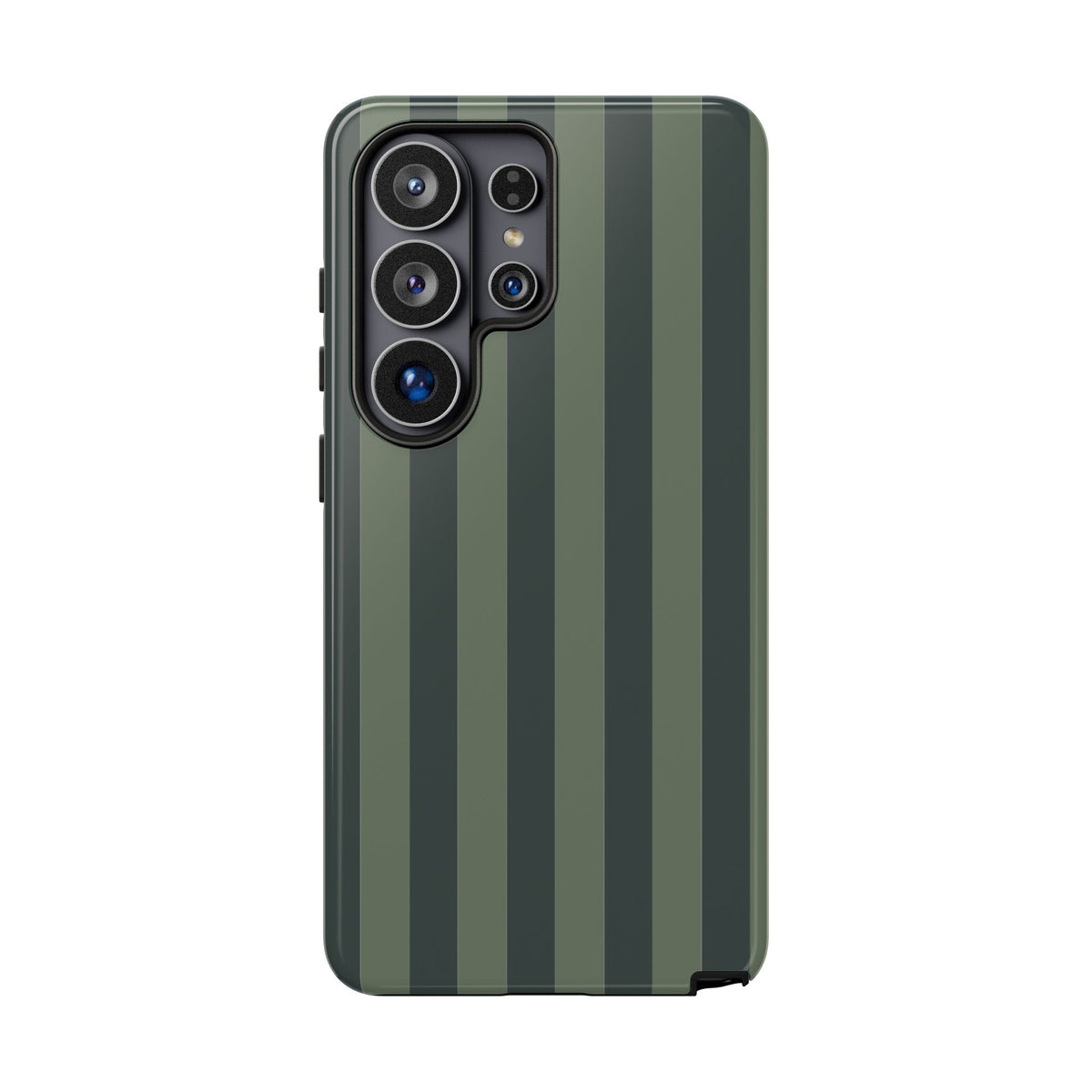 Dark Green Stripe Pattern Phone Case - Green Phone Case - Samsung Galaxy S26 Ultra / Glossy