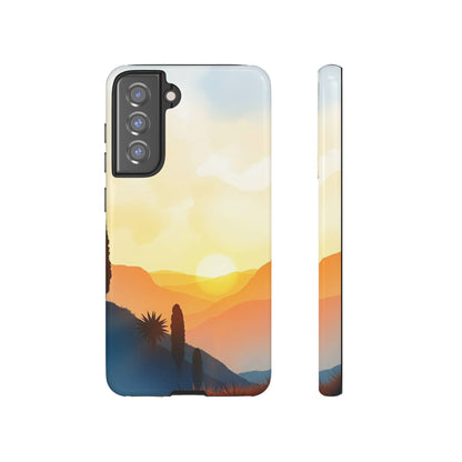 Watercolour Sunset Design Phone Case - Multicolor Phone Case - Samsung Galaxy S21 FE / Glossy