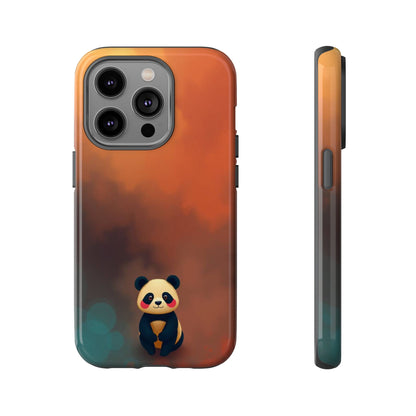 iPhone 14 Pro / Glossy Phone Case - Cute Colourful Panda Design Phone Case