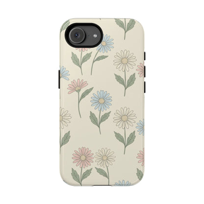 Pretty Pastel Daisy Pattern Phone Case - White Phone Case - iPhone 17e / Glossy